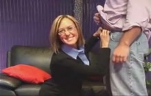 CFNM Mom With Glasses Brandi Love Sucks On Cock