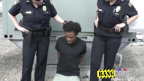 Dirty Ebony Thug Slamming The Cops