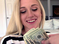 Cute Amateur Chick Takes Cash For Sucking And Fucking On Cam