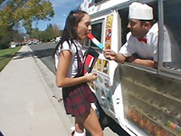Naive Schoolgirl Should Never Took Ice Cream From A Stranger