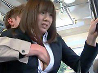 Busty Lady Gets Abused And Fucked In Japanese Bus